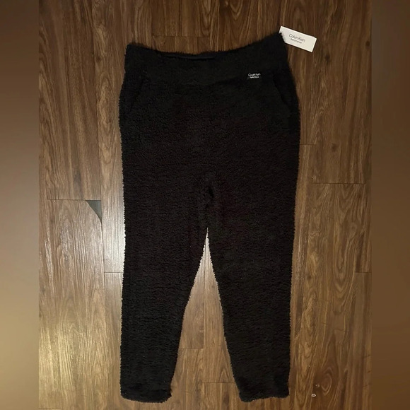 NWT Calvin Klein Women’s Teddy Jogger Lounge Sweatpants multiple sizes/colors - Picture 4 of 8